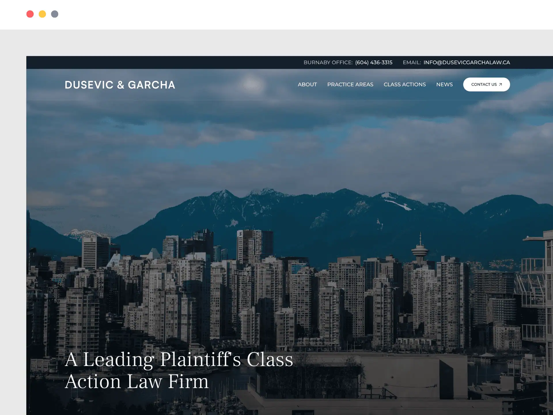 Dusevic & Garcha Law